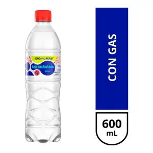 Agua Benedictino Con Gas X 600 Cm3