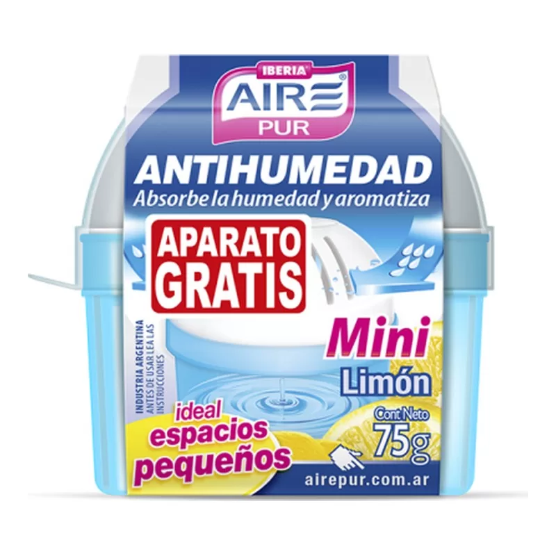 Antihumedad Aire Pur Mini Limón X 75 Gr