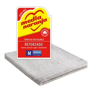 Trapo Piso Media Naranja Blanc X 1 Unid