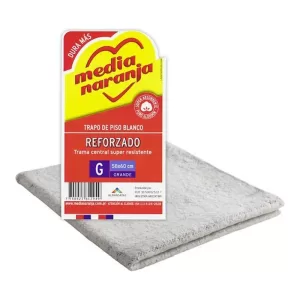 Trapo Piso Media Naranja Blanc X 1 Unid