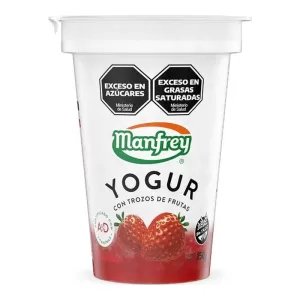 Yogur Manfrey Descremado Frutilla X 140 Gr