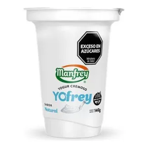Yogur Manfrey Firme Natural X 140 Gr