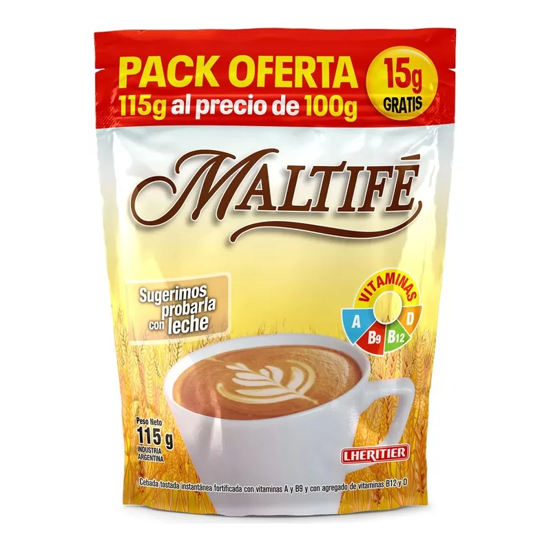 Malta Tostada Maltife X 115 Gr