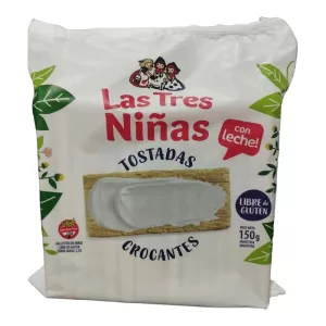 Tostadas De Arroz Las Tres Niñ X 150 Gr