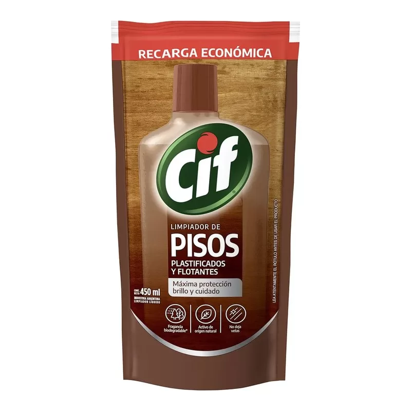 Limpiador Cif Pisos Plastifica X 450 Cm3