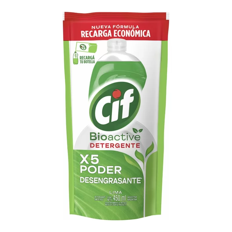 Detergente Cif Bioactive X 5 L X 450 Cm3