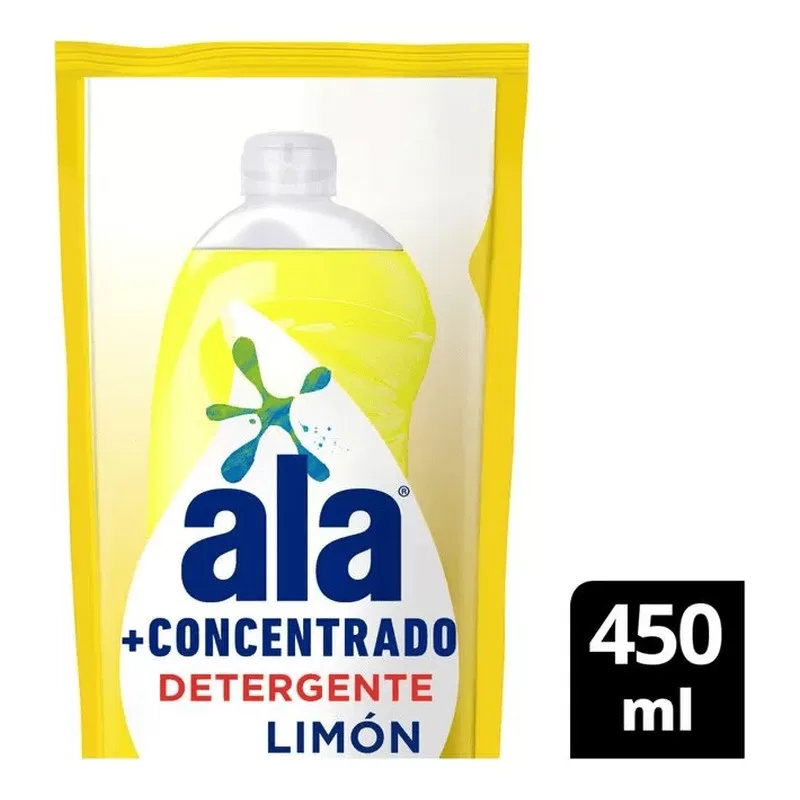 Detergente Ala Concentrado Limón X 450 Cm3