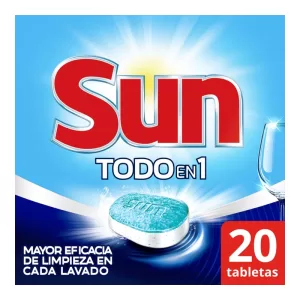 Pastillas Sun Para Lavavajilla X 20 Unid