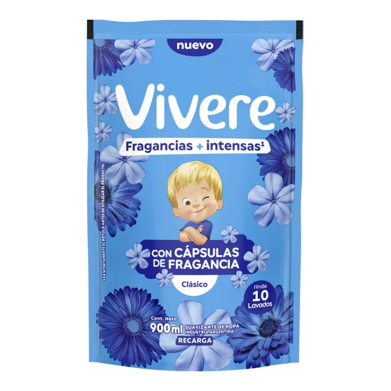 Suavizante Vivere Intense Clásico X 900 Cm3