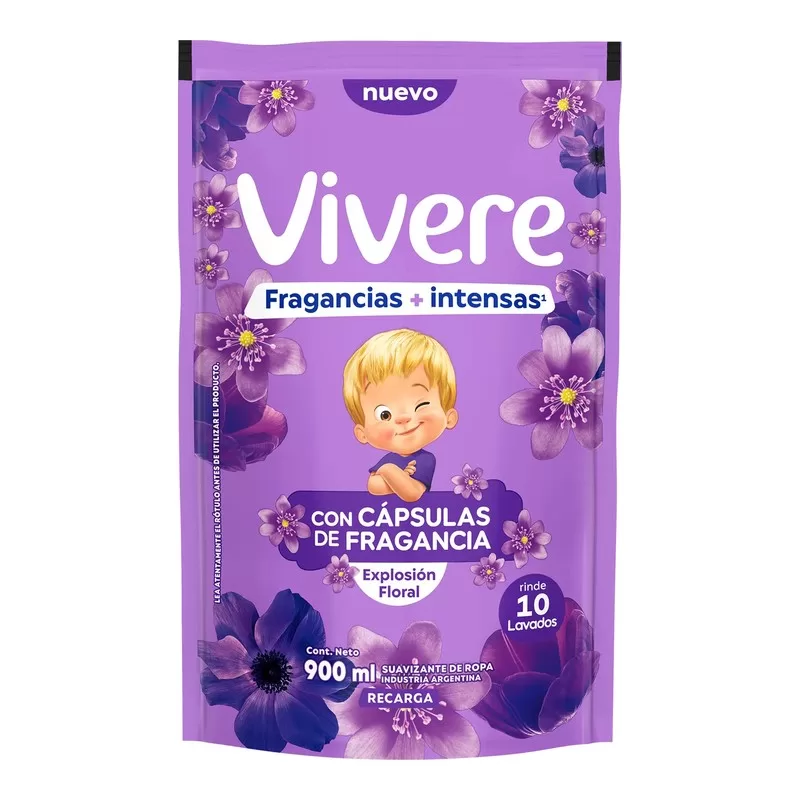 Suavizante Vivere Intense Expl X 900 Cm3