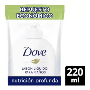 Jabón Líquido Dove Nutrición X 220 Cm3