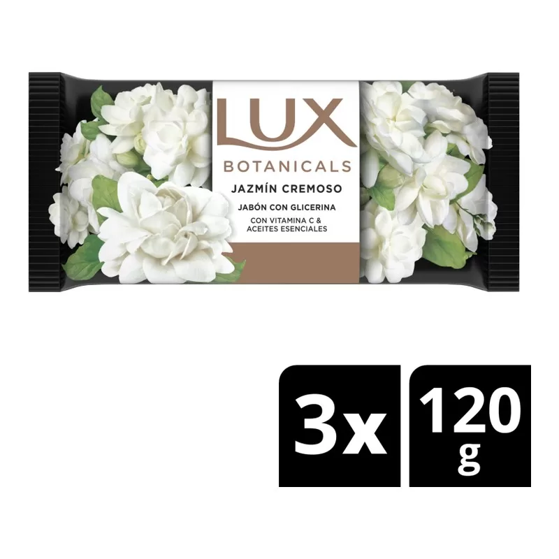 Jabón Tocador Lux Jazmin Cremoso X 3 Unid