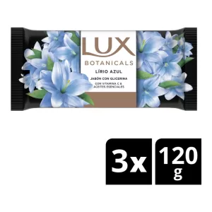 Jabon Tocador Lux Lirio Azul X 3 Unid