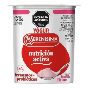 Yogur Serenísima Firme Frutilla X 120 Gr