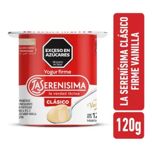 Yogur Serenísima Firme Vainilla X 120 Gr