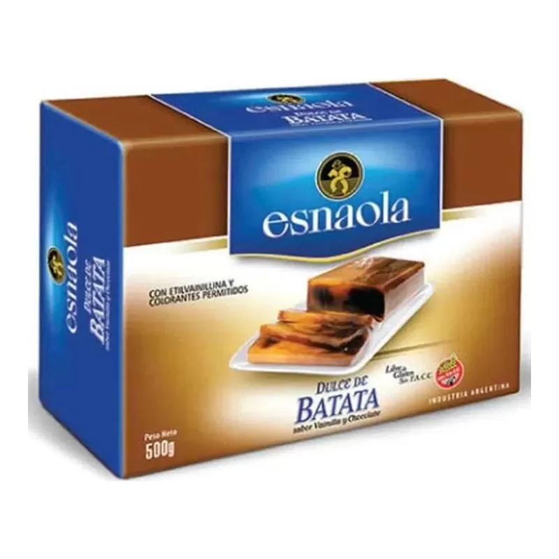 Dulce Esnaola Batata Con Chocolate X 500 Gr