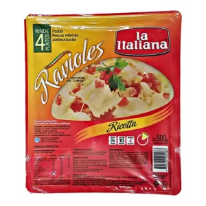 Ravioles La Italiana Ricotta X 500 Gr