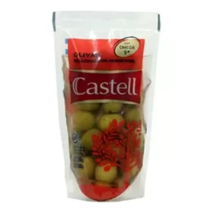 Aceitunas Castell Verdes Rellenas X 180 Gr