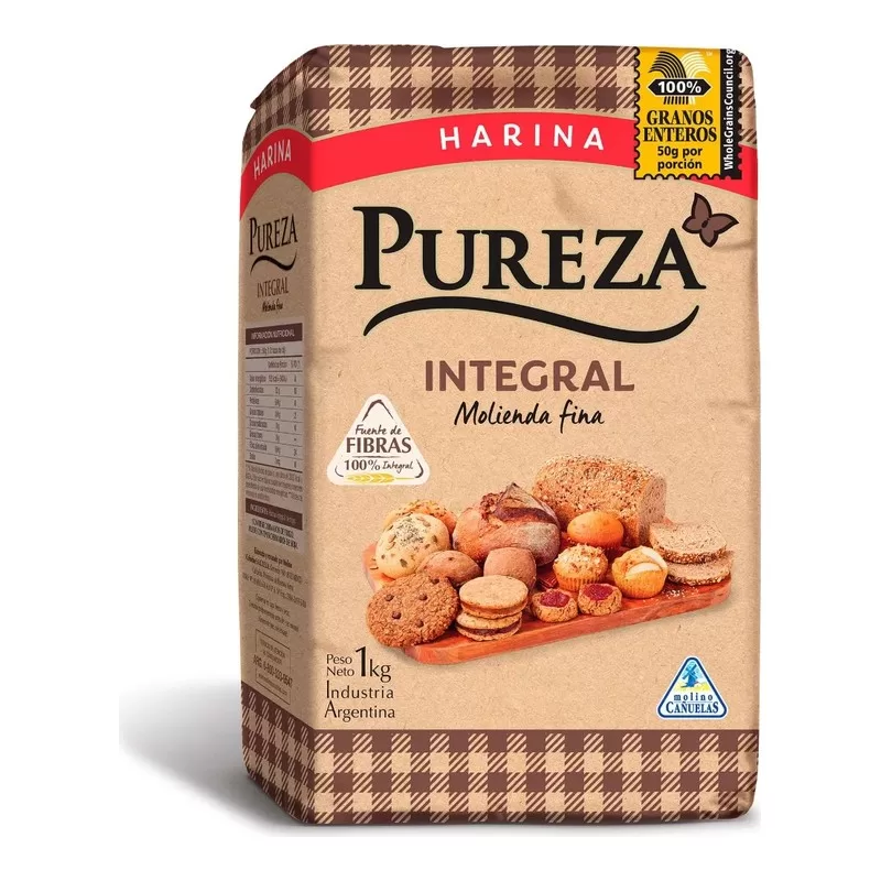 Harina Pureza Integral Moliend X 1 Kg