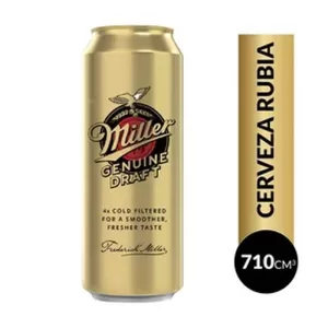 Cerveza Miller Genuine Draft X 710 Cm3