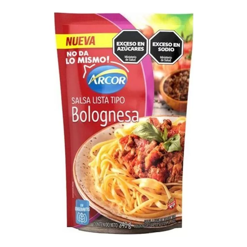 Salsa Arcor Bolognesa X 340 Gr