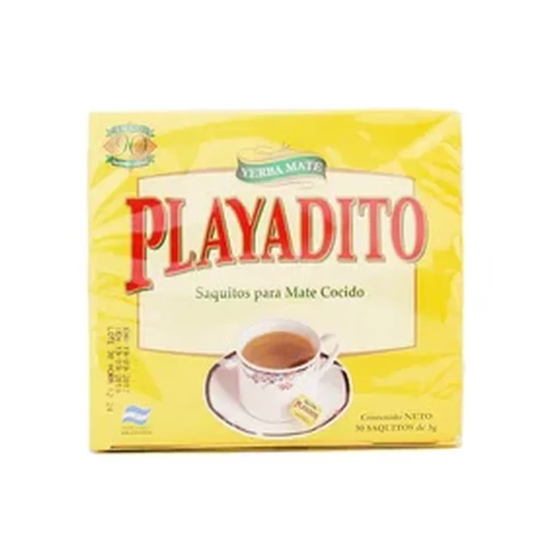 Mate Cocido Playadito En Saqui X 50 Unid