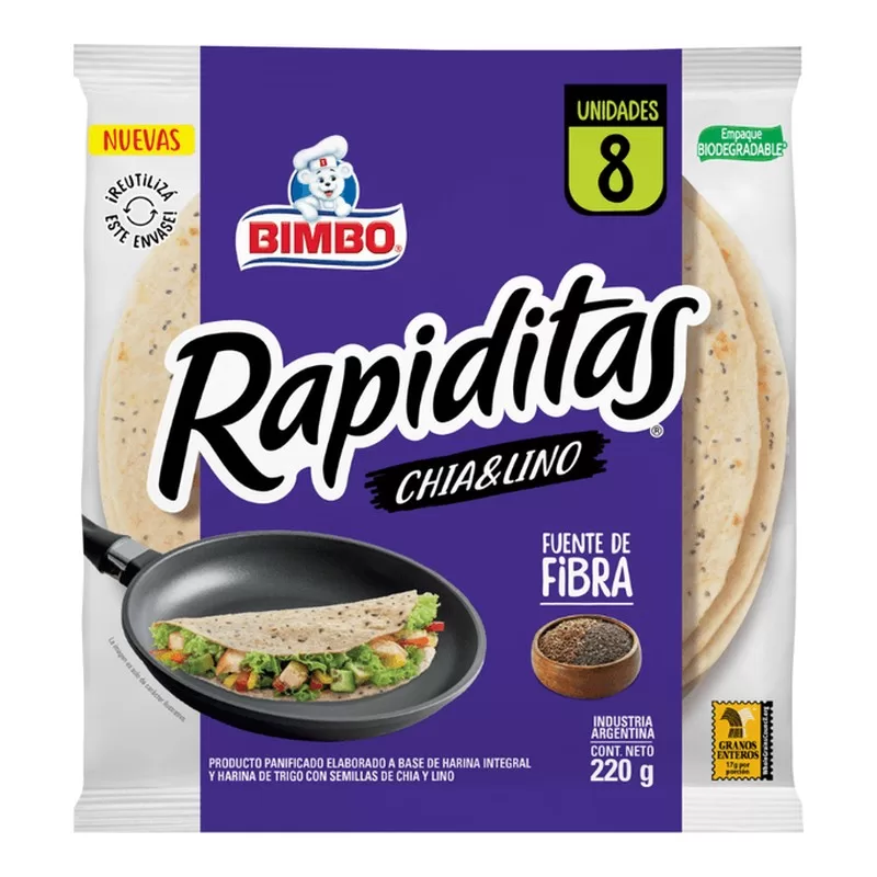 Rapiditas Bimbo Chia&lino X 220 Gr