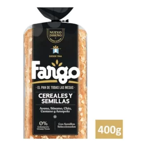 Pan Fargo Cereales Y Semillas X 400 Gr