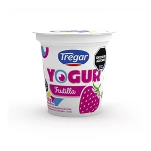 Yogur Tregar Entero Frutilla X 125 Gr