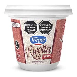 Ricotta Tregar Entera X 290 Gr
