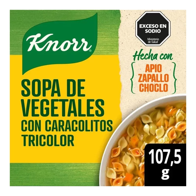Sopa Knorr Familiar Veg.Con Past X 107 Gr