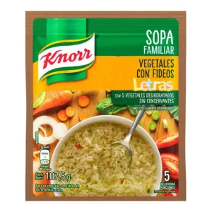 Sopa Knorr Familiar Veg.Con Fide X 107 Gr