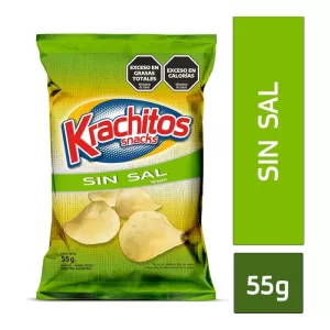 Papas Fritas Krachitos Sin Sal X 55 Gr