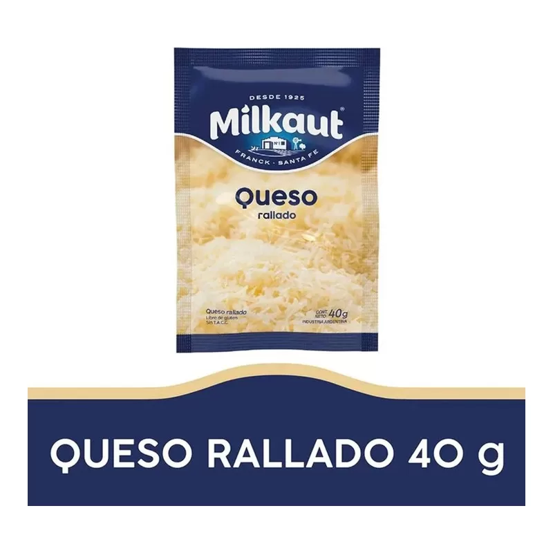 Queso Milkaut Rallado X 40 Gr