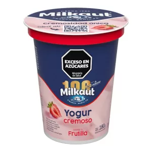 Yogur Milkaut Cremoso Frutilla X 180 Gr