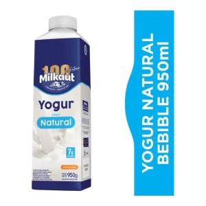 Yogur Milkaut Bebible Natural X 950 Gr