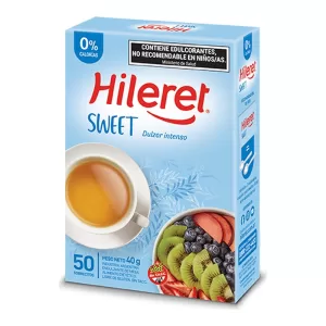 Edulcorante Hileret Sweet X 50 Unid