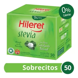 Edulcorante Hileret Stevia X 50 Unid