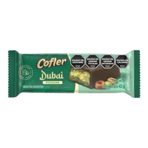 Chocolate Cofler Dubai Pistacho X 43 Gr