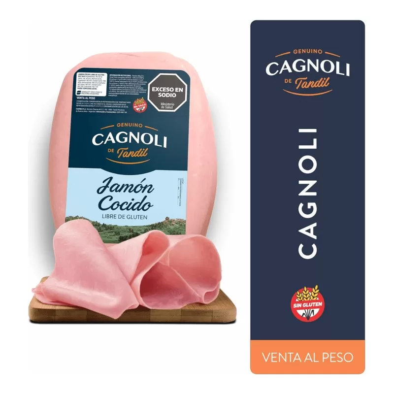 Jamon Cocido Cagnoli Genuino X 150 Gr