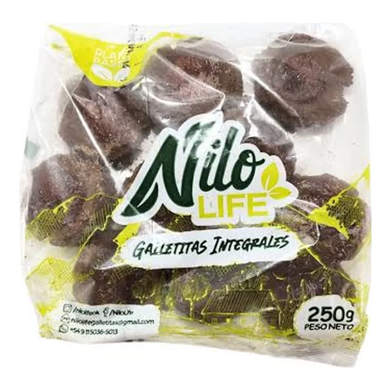 Galletitas Pepas Nilo Life Cac X 250 Gr