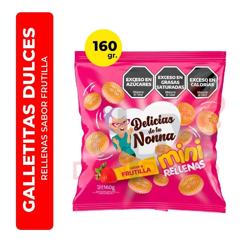 Galletitas Delicias Nonna Mini X 160 Gr