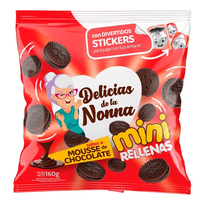 Galletitas Delicias Nonna Mini X 160 Gr