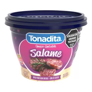 Queso Untable Tonadita Salame X 180 Gr