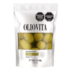 Aceitunas Oliovita Verdes Ente X 220 Gr