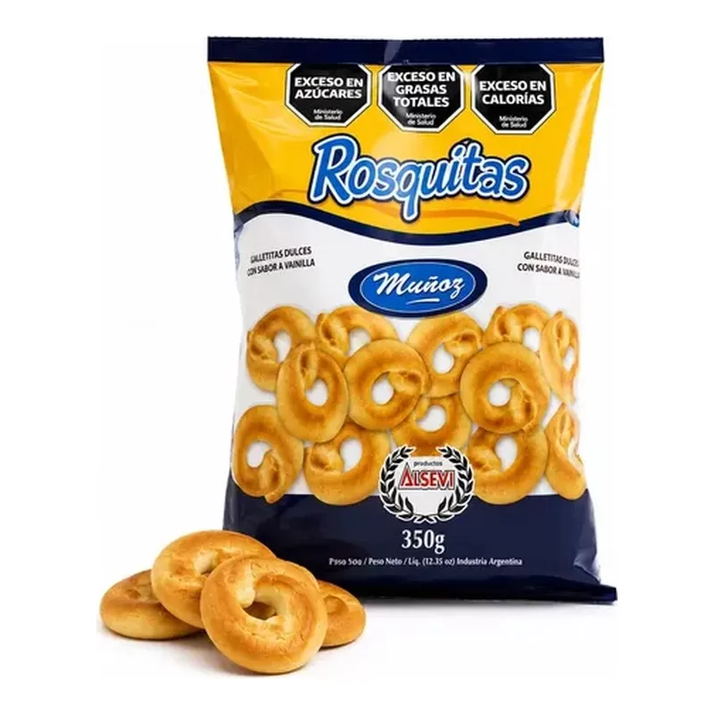 Galletitas Muñoz Rosquitas X 350 Gr