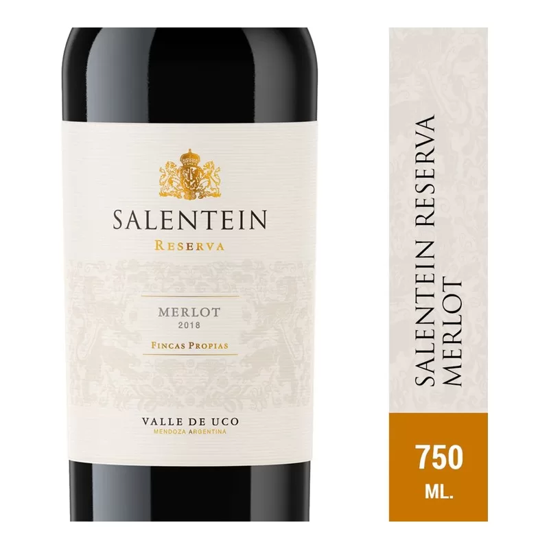 Vino Salentein Reserve Merlot X 750 Cm3