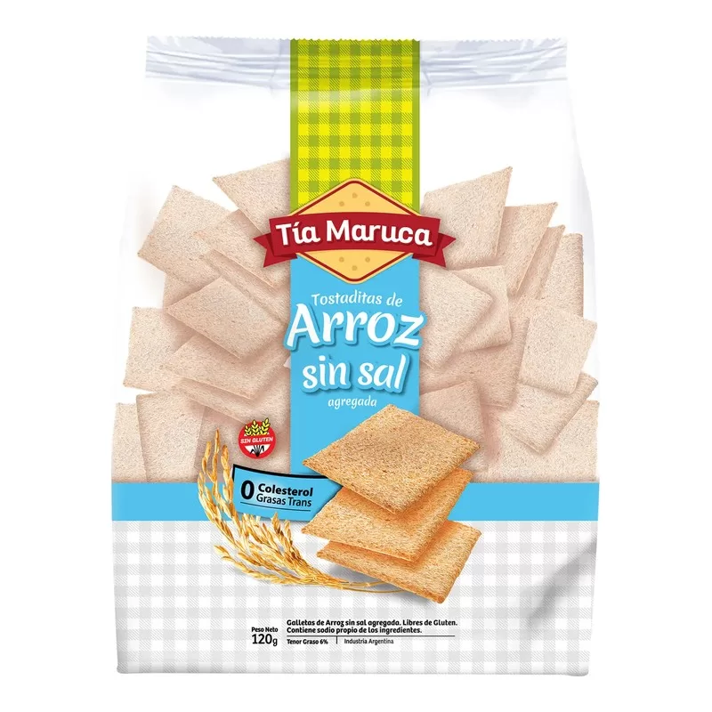 Tostadas De Arroz Tia Maruca X 120 Gr