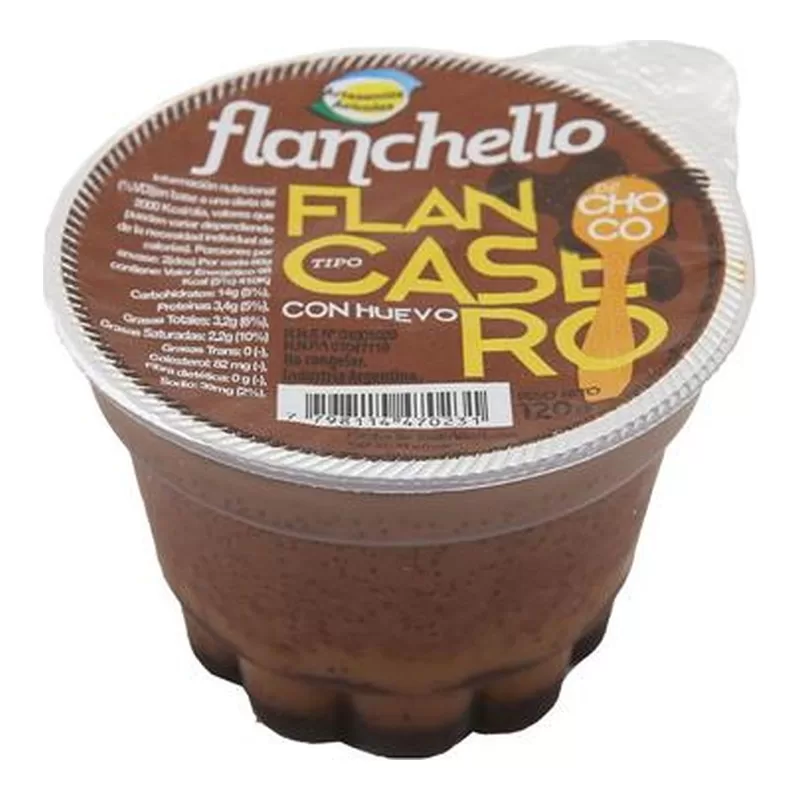 Flan Flanchello Chocolate X 120 Gr
