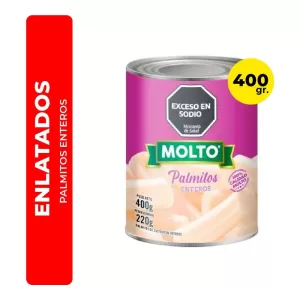 Palmitos Molto Enteros Proc.Bo X 400 Gr